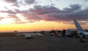 La Paz Airport - Sunrise